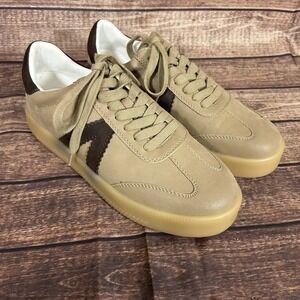 MIA Axel Mocha Brown Sneaker Shoes Lace-Up Gum Sole Women's Size US9M EU39.5 NEW